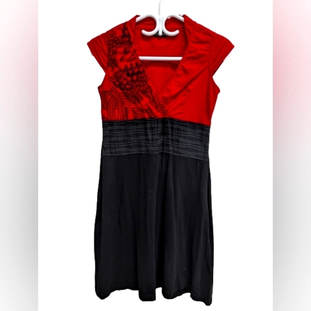 Schwiing red and black mini dress size M